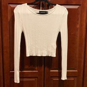 Minkpink off-white knit pullover